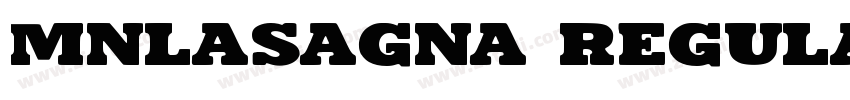 MNLASAGNA Regular字体转换